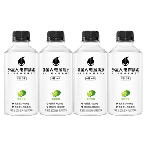 外星人电解质水300ml*4瓶迷你装