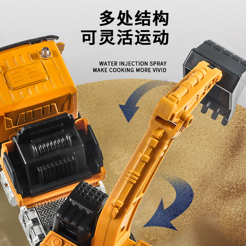 어린이 장난감 자동차 자동차 합금 굴삭기 덤프 트럭 크레인 기관차 모델 굴삭기 트럭 소년 트럭 엔지니어링 차량