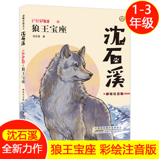 狼王宝座 沈石溪动物小说 彩绘注音版fb一年级课外书二年级儿童文学图书小学生三年级课外阅读书籍