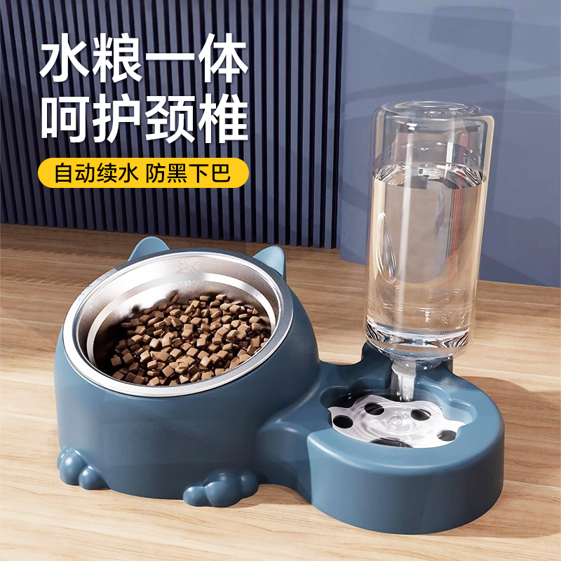 【猫宠达人推荐】猫食盆饮水自动