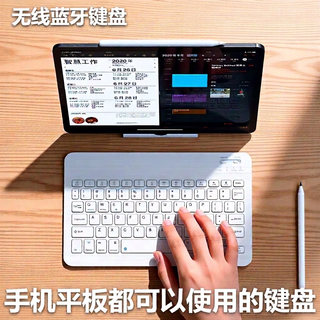蓝牙静音平板充电键盘办公适用图片