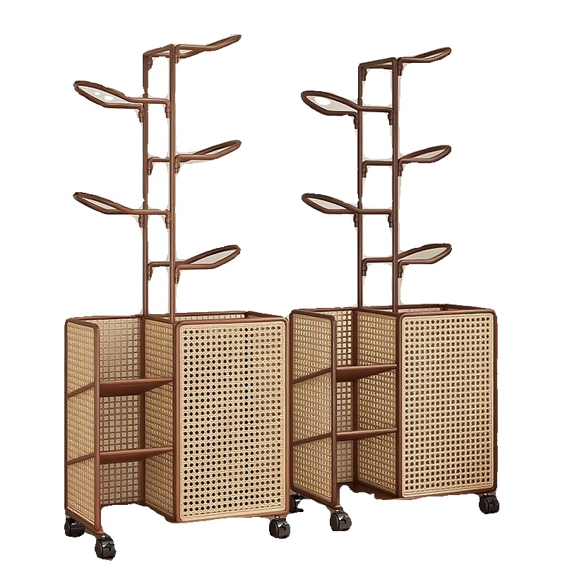 篮球收纳架家用客厅羽毛球拍排球收纳篮多功能足球瑜伽垫置物架