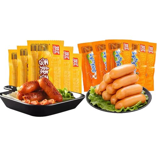 双汇热狗肠玉米香辣脆皮火腿肠