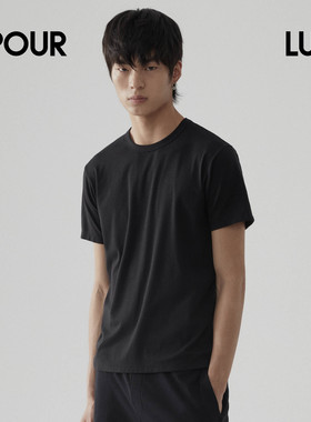 璞履 男士匹马棉圆领短袖T恤打底 内搭柔软透气 POUR LUI TOP001