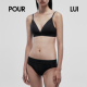 女士海岛棉三角杯文胸无钢圈 美背内衣薄款 POUR 璞履 LUI WTP111