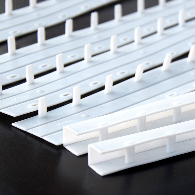 흰색 바인딩 클립 스트립 10 홀 클립 스트립 3MM-35MM 플라스틱 클립 스트립 10 치아 폴더 스트립 바인딩 압력 스트립 무료 배송