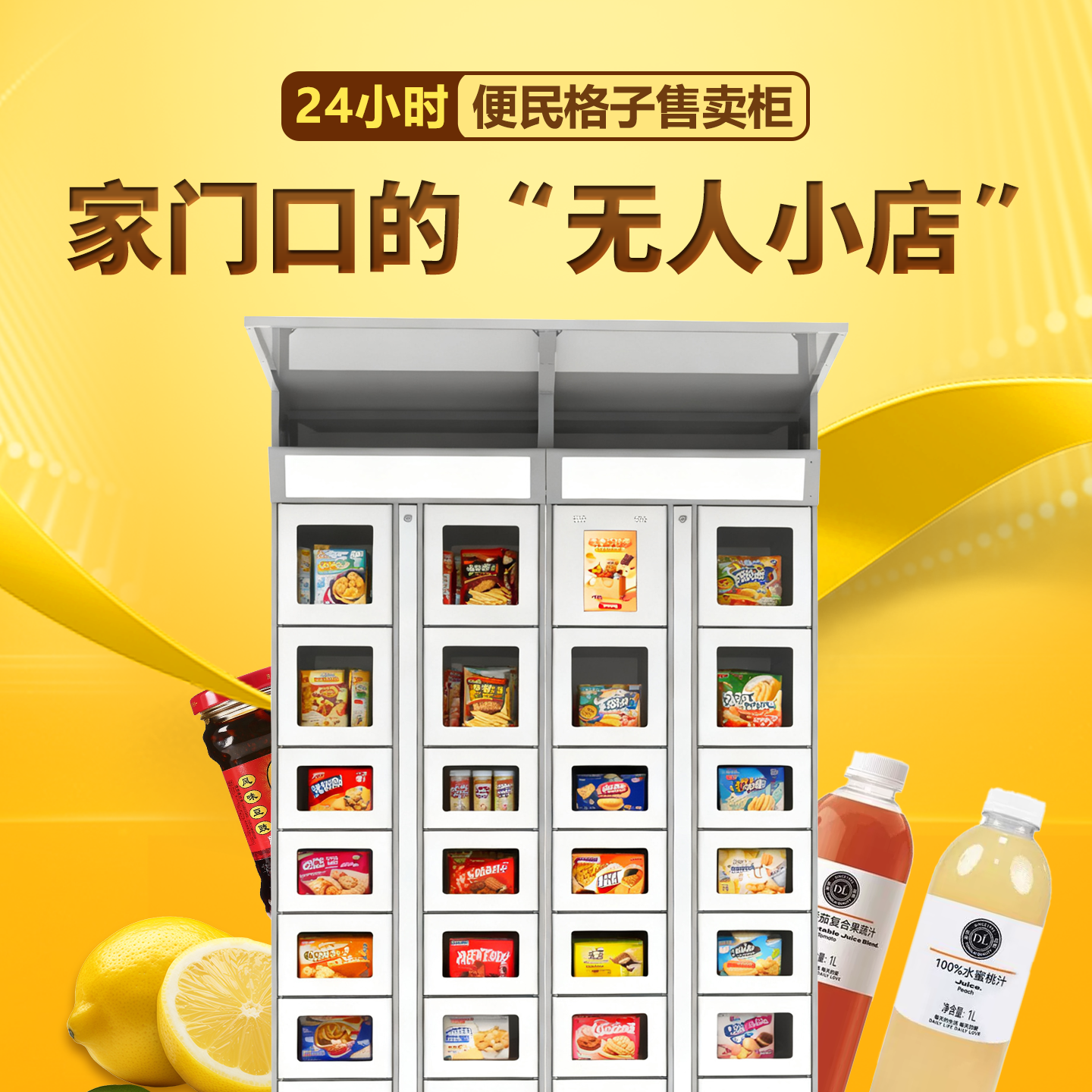 定制格子柜自动售货机日用百货无人售货机24小时自动售卖机自助