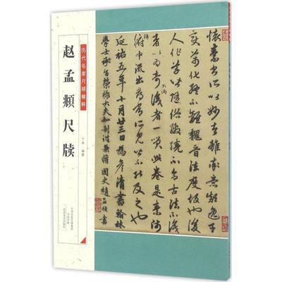 赵孟頫尺牍 河南美术出版社 丁林 编著 书法/篆刻/字帖书籍