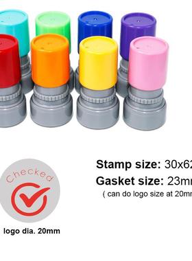 20mm teacher stamp small cute Teaching Tool school homework