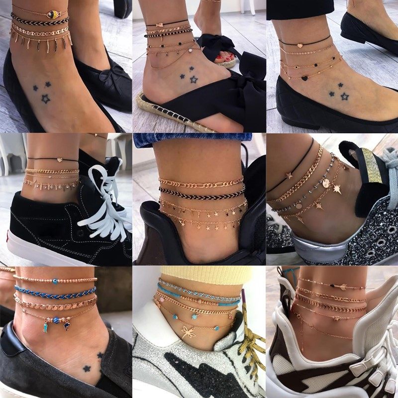 New Ankle bracelet Ladies Classic Women Anklet Cute Black
