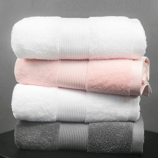 Luxury Hotel White Bath Towel Set Large Thick Towels纯棉毛巾