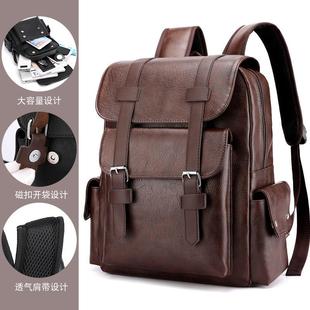 Bagpack Backpack School For Men Bag Bags Man Laptop leather