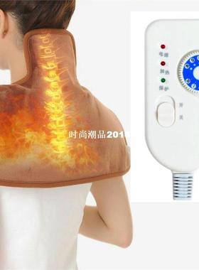 Electric Warm Shoulder Heating Brace Support Neck Pad Cervic