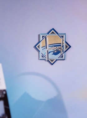 航天文创拉丝冰箱贴空间站天宫火箭月球车火星车不伤冰箱礼品