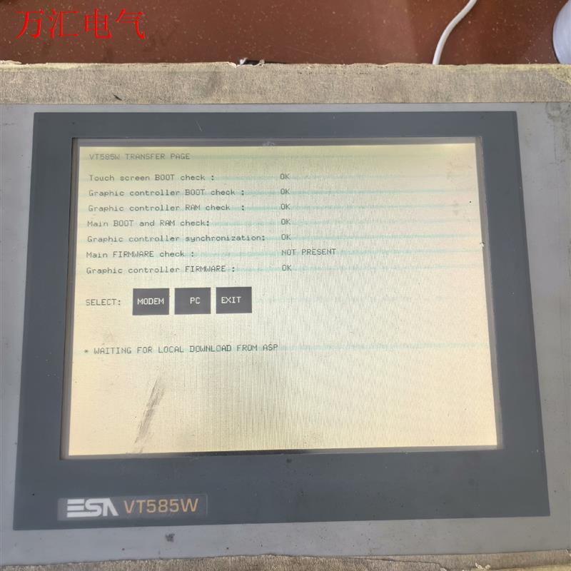 意萨ESA控制器触摸屏VT580WAPT00 实图所拍拆机件(议价)