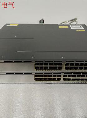 思科ws-c3750x-24t-s 一共两台,二手拆机,图片(议价)