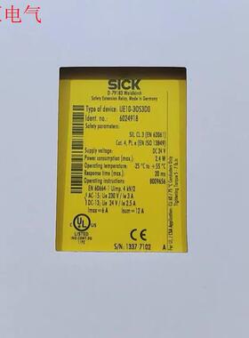 sick西克sick UE10-30S3D0德国西克安全继电(议价)