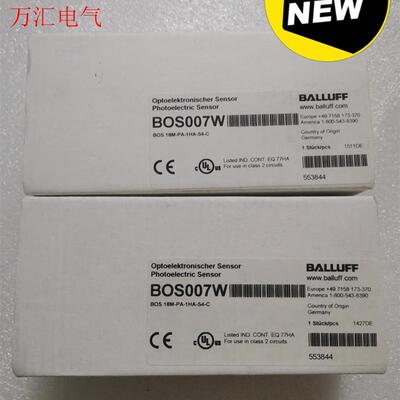 BALLUFF巴鲁夫 BOS007W BOS 18M-PA-(议价)