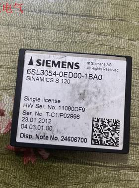 西门子S120 CF卡无性能扩展许可证V4.3 6SL305(议价)