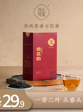 丹心可鉴武夷非正山小种红茶桃花韵荒野红茶礼盒送礼长辈茶叶自己