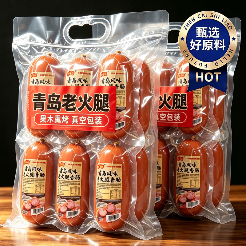 青岛老火腿青岛特产即食火腿