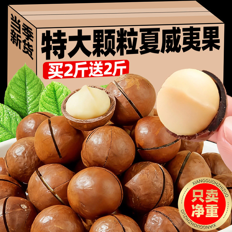 夏威夷果奶香2025新年货500g整箱批发坚果仁干孕妇休闲小吃零食品,零食/坚果/特产,夏威夷果,淘宝优惠券,粉丝福利购,淘宝优惠卷