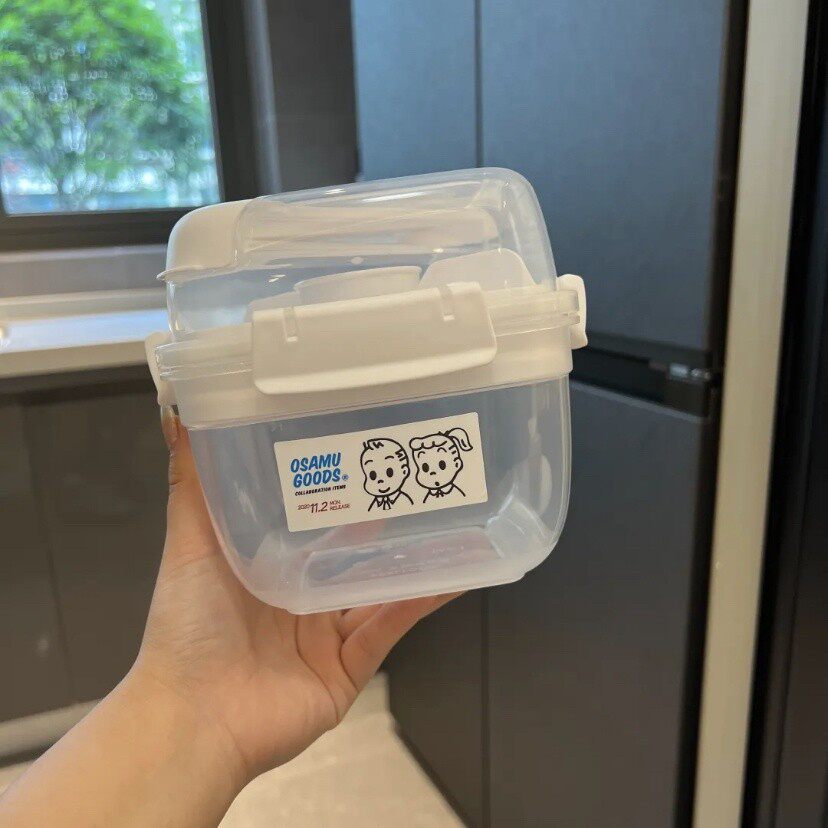 水果蔬菜沙拉食品级保鲜盒上班族带饭餐盒可微波炉加热便携式便当