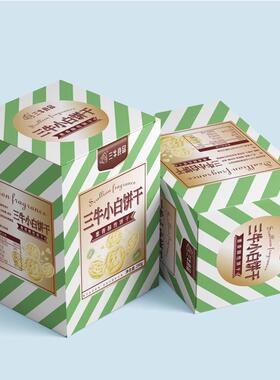 热卖上海葱香味白曲奇饼干网红休闲零食早餐点心小白饼干290g