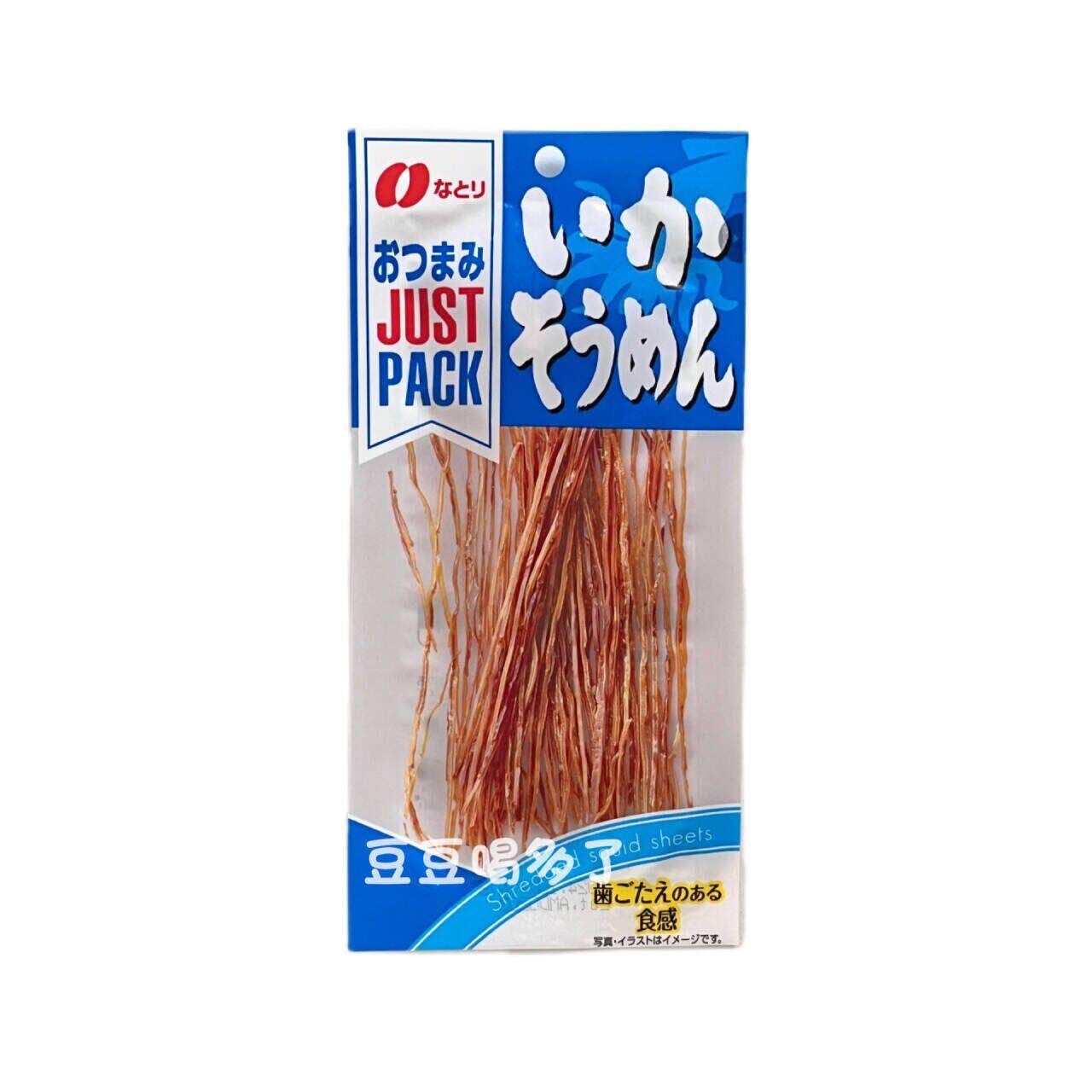 热卖低卡近0脂 现货日本Natori那多利细条鱿鱼耳丝鱿鱼干海鲜即食