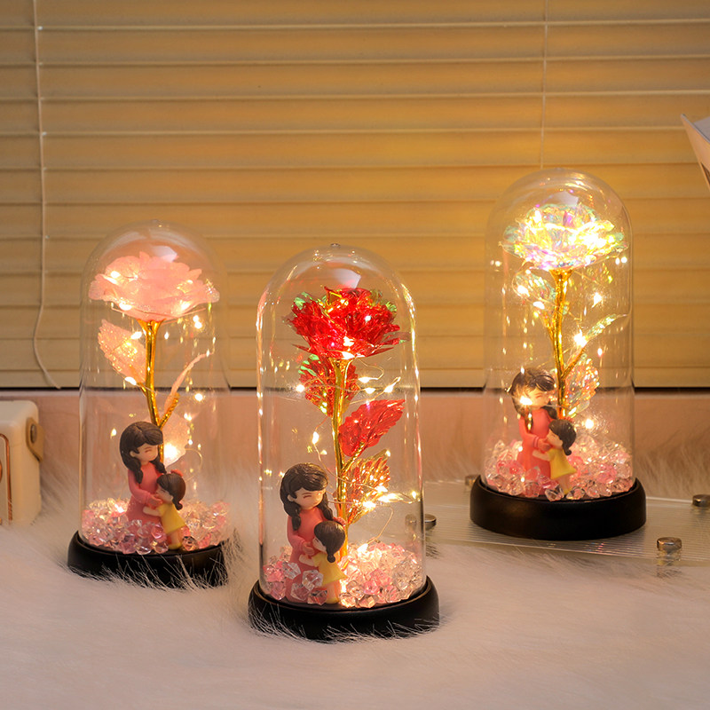 玫瑰花束摆件仪式感小礼品