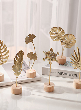 风铁艺客厅摆件金属北欧