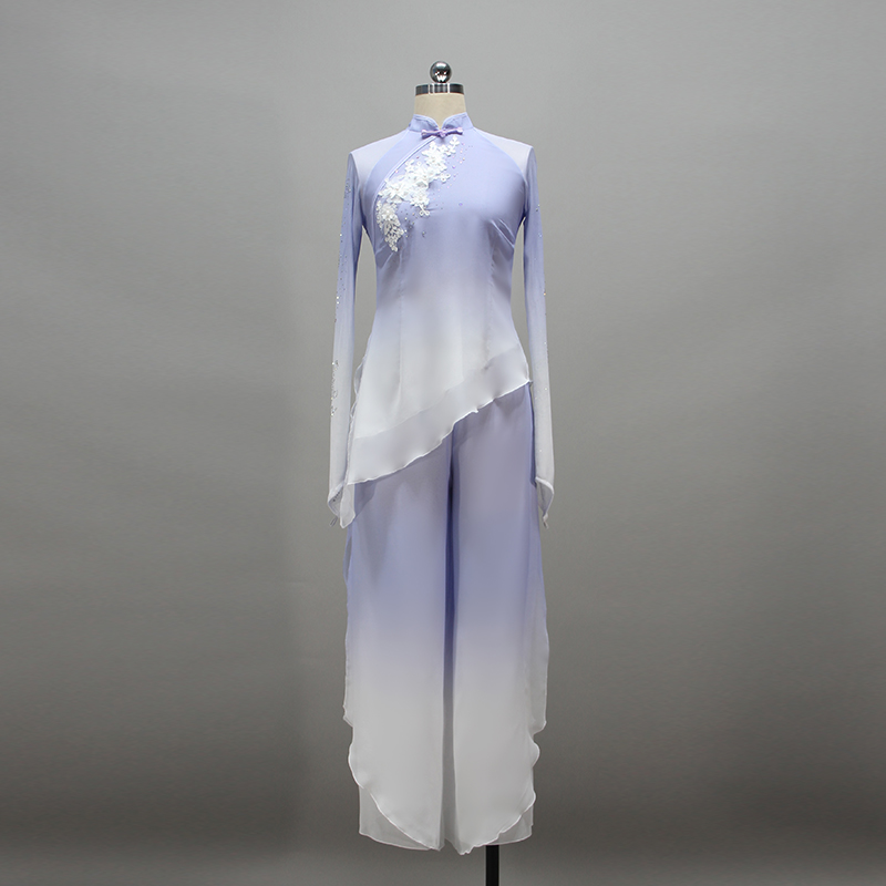 千织万丝民族古典舞蹈服装良宵剧目服胶州秧歌演出服舞台艺考定制
