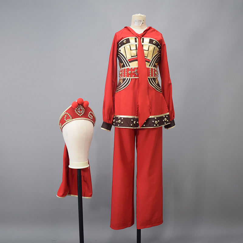 古风舞蹈服木兰归剧目服装女子独舞演出服舞台装古典舞艺考服定制