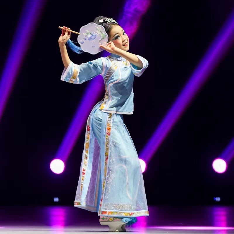 小兰花奖俏灵儿演出服格格服