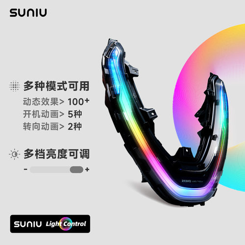速牛新品极核AE4/AE5前位置大灯