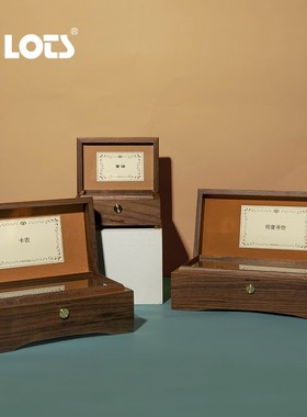 LOTS高端八音盒30音78音雷曼士木质定制音乐盒结婚生日礼物女生