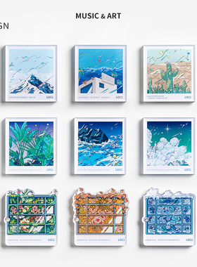 LOTS新品原创插画冰箱贴磁贴治愈系生日礼物女生闺蜜同学伴手礼