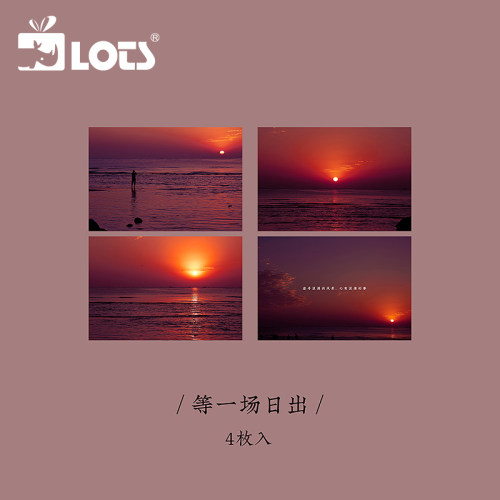 LOTS摄影明信片爱是静默的遨游