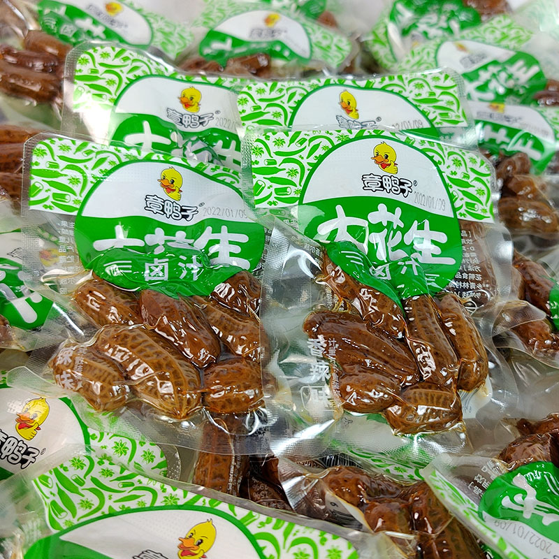 花生湖南常德卤味章鸭子图片