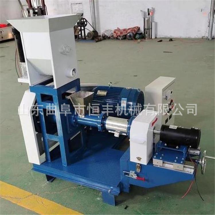 水产鱼饲料膨化机牛蛙鱼虾蟹养殖颗粒膨化机甲鱼饲料机