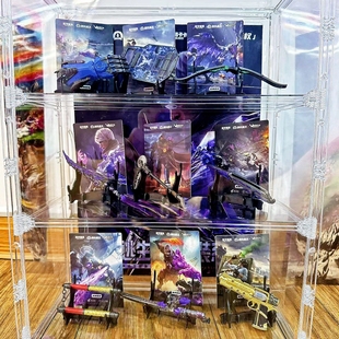 正版和平精英地铁逃生盲盒拼装武器模型手办收藏儿童玩具礼物