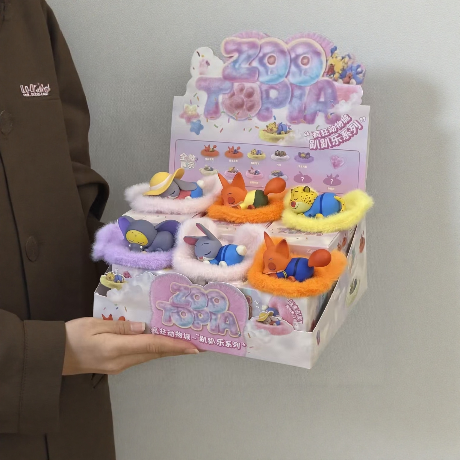 疯狂动物城2趴趴乐玩偶盲盒摆件