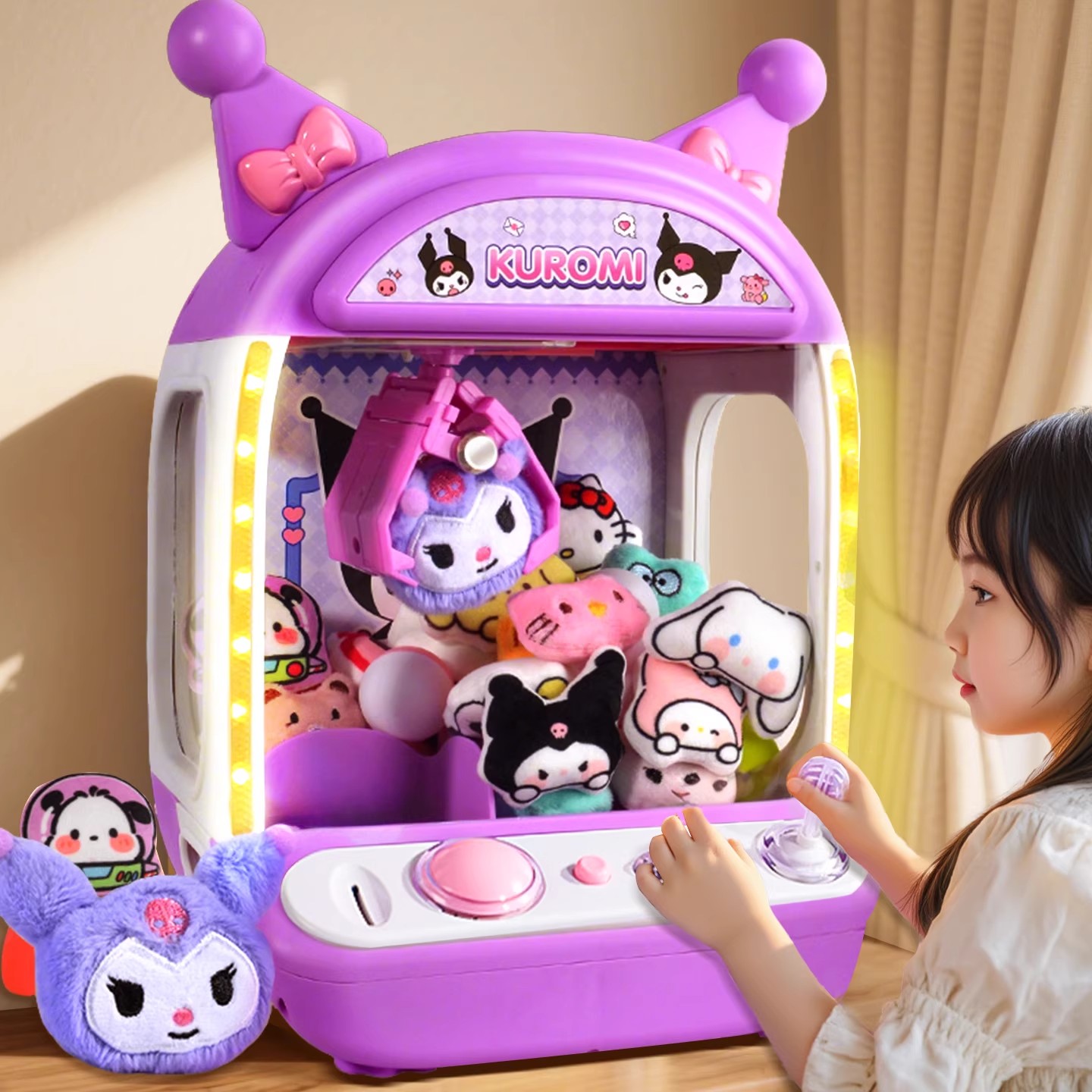 2025新款美乐蒂抓娃机玩具