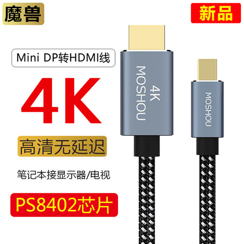 MiniDP转HDMI线4K魔兽