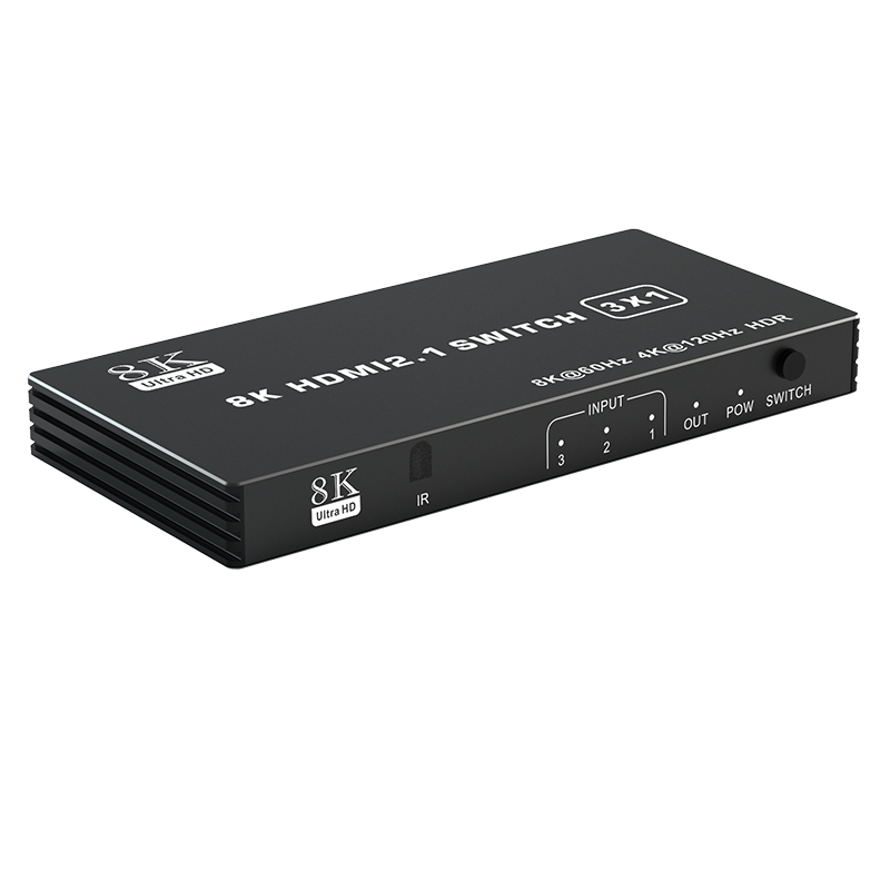 魔兽HDMI 2.1版 8K 3进1出 4进1出 5进1出切换器4K@120Hz 8K@60Hz