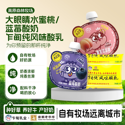 乍甸蓝莓/水蜜桃儿童A2β酸奶