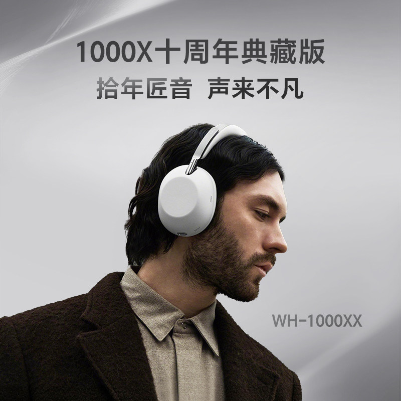 Sony/索尼 WH-1000XX 十周年典藏版头戴式蓝牙降噪耳