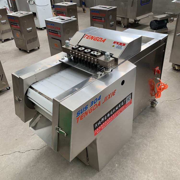 冻肉切鸡块机  剁排骨切块机 新型切鸡块机