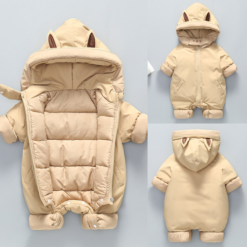 婴儿连体衣网红秋冬季