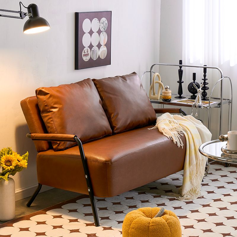 pu皮铁艺沙发小户型公寓出租房